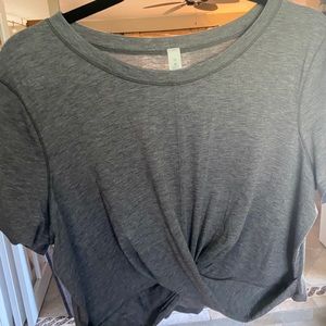 Lululemon twist front crop top
